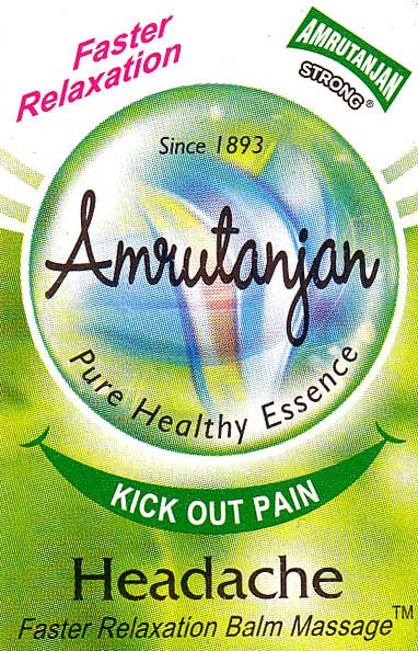 Amrutanjan: Faster Relaxation Balm Massage - book cover