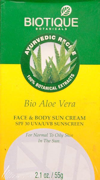 Bio Aloe Vera - Face & Body Sun Cream SPF 30 UVA/UVB Sunscreen - book cover