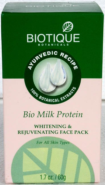 Bio Milk Protein Whitening & Rejuvenating Face Pack For All Skin Types - book cover