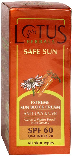 Extreme Sun Block Cream - Anti UVA & UVB (Wweat Water Proof, Non Greasy) - book cover