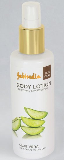 Fabindia Pack of Aloe Vera Moisturising Lotion Normal Skin & Aloe Vera Body Wash - book cover