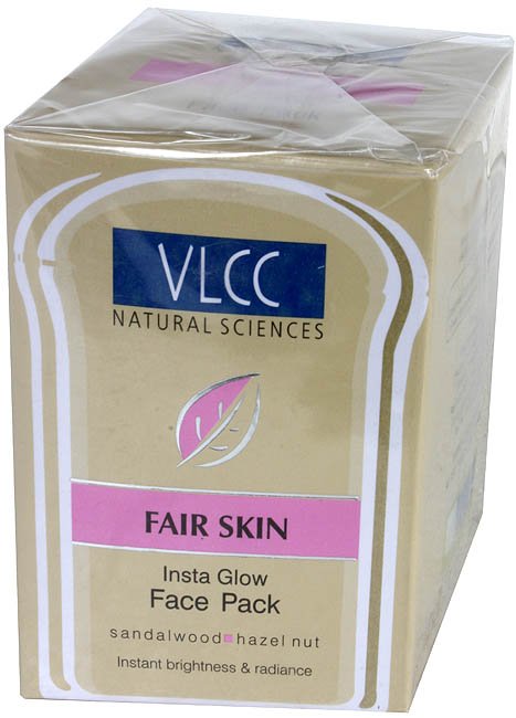 Fair Skin - Insta Glow Face Pack (Sandalwood, Hazel Nut) - book cover
