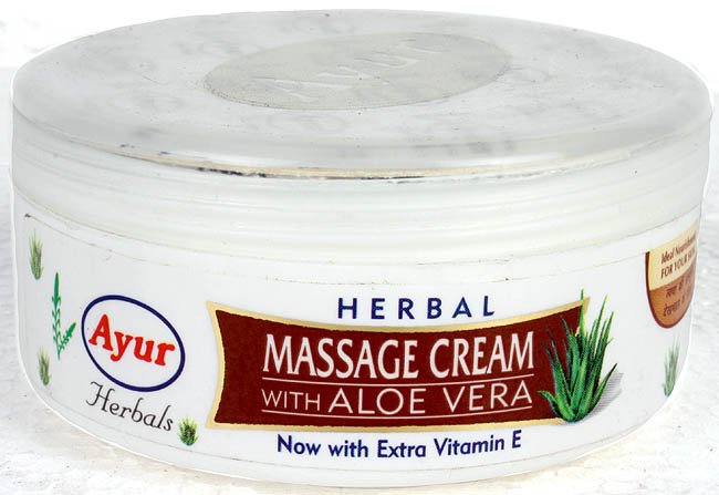 Herbal Massage Cream (With Aloe Vera) - book cover