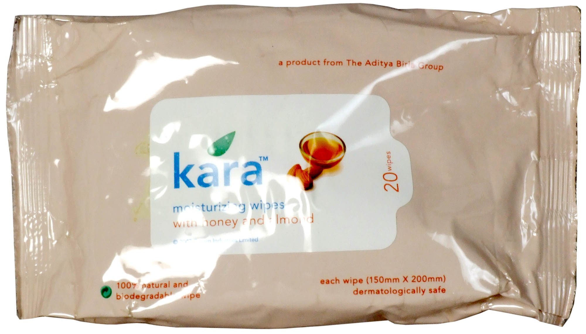 Kara Moisturizing Wipes with Honey and Almond - book cover