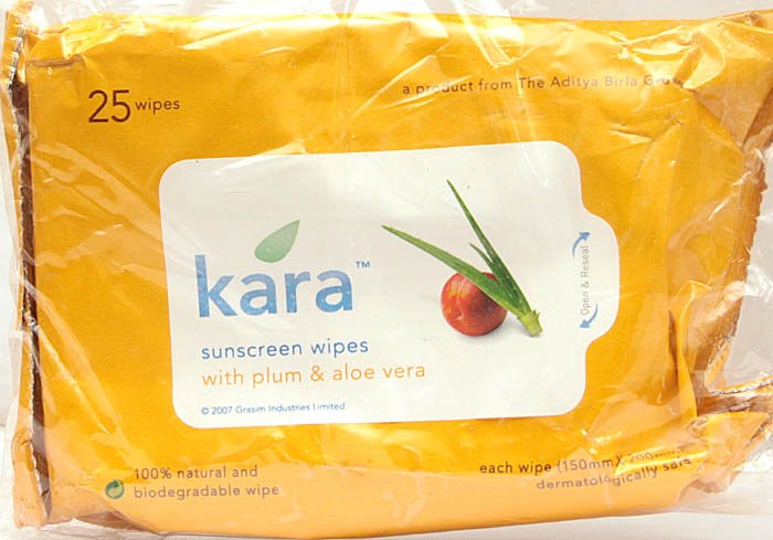 Kara - Sunscreen Wipes With Plum & Aloe Vera - book cover