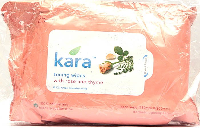 Kara Toning Wipes - With Rose and Thyme - book cover