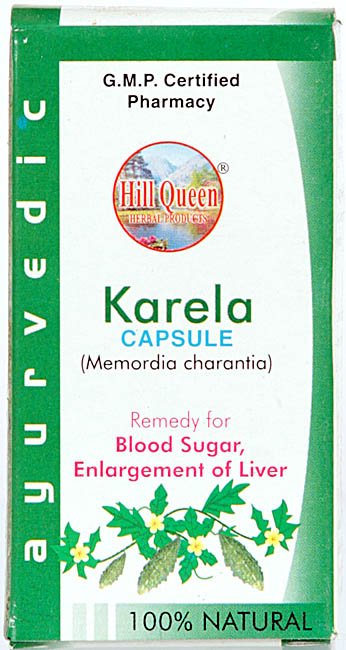 Karela Capsule Memordia Charantia (Remedy for Blood Sugar, Enlargement of Liver) - book cover