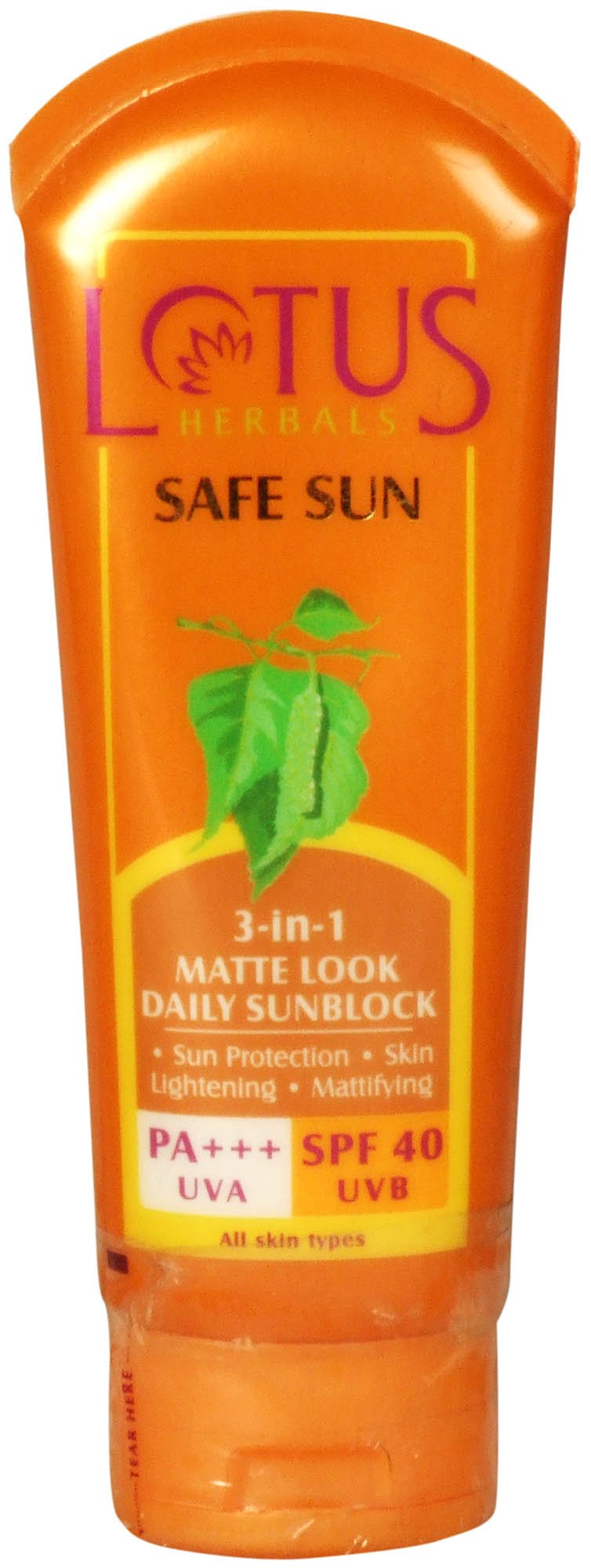 Lotus Herbals Safe Sun (3-in-1 Mattel Look Daily Sunblock) - book cover