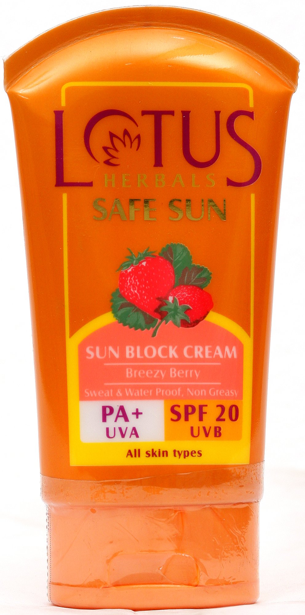 Lotus Herbals Safe Sun Block Cream - book cover
