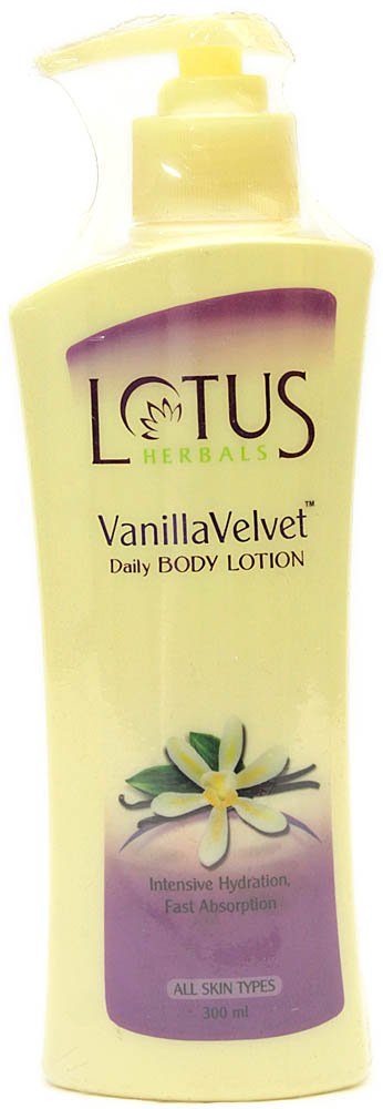 Lotus Herbals Vanilla Velvet Daily Body Lotion - book cover