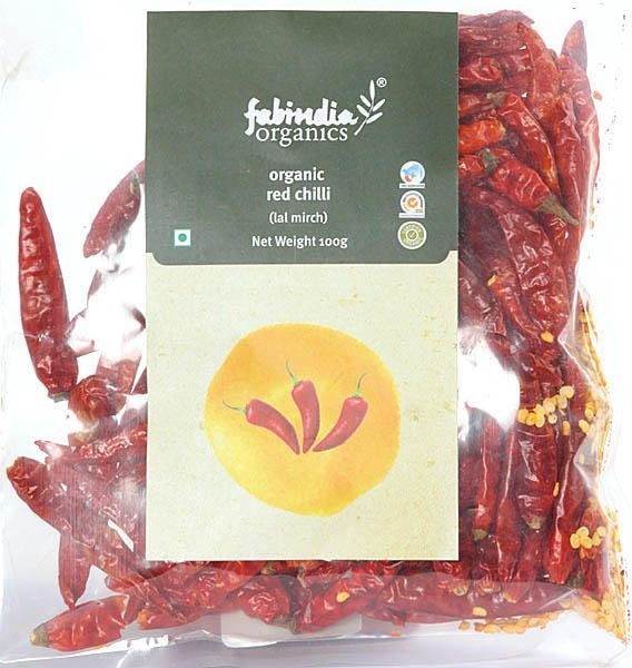 Organic Whole Red Chilli (Lal Mirch) - book cover