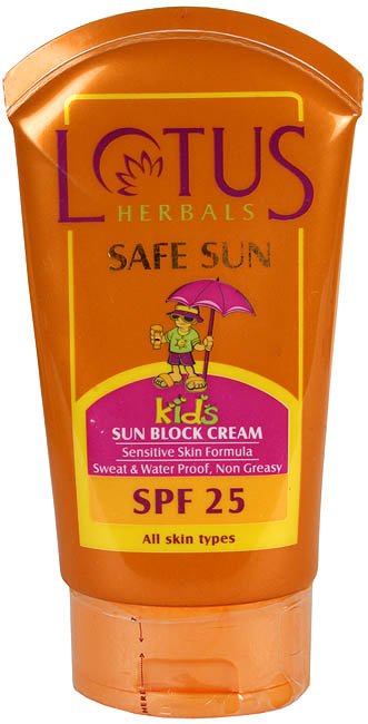 Safe Sun: Kids Sun Block Cream - Sensitive Skin Formula (Sweat & Water Proof, Non Greasy) - book cover