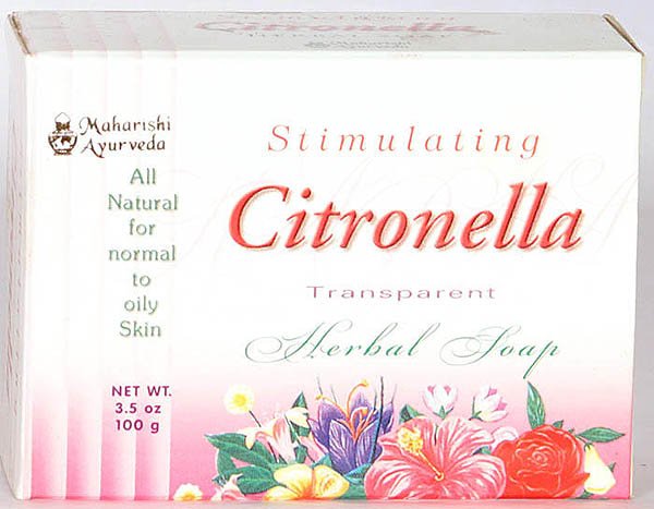 Stimulating Citronella Transparent Herbal Soap (Price per Pair) - book cover