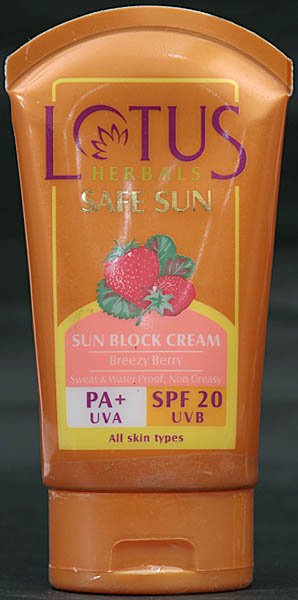 Sun Block Cream - Breezy Berry (Sweat & Water Proof, Non Greasy) - book cover