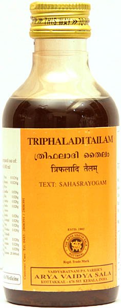 Triphaladi Tailam (Text: Sahasrayogam) - book cover