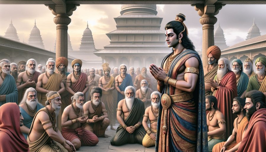 Mahabharata Section IV - Sauti narrates sacred stories at Saunaka's twelve years' sacrifice