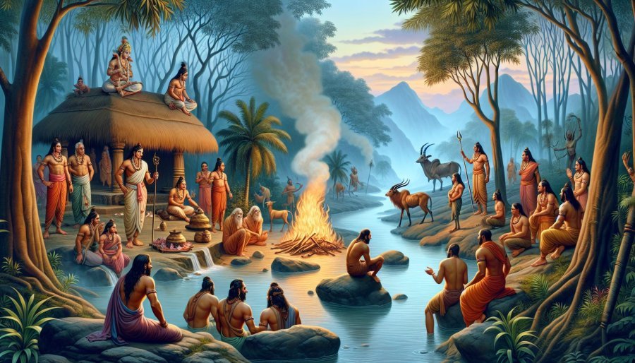 Mahabharata Section V - History of Bhrigu's Lineage: Story of Cyavana and Puloma