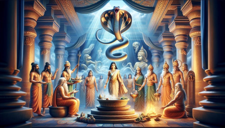 Mahabharata Section XV - Astika Parva: The Story of Astika Saving the Snakes