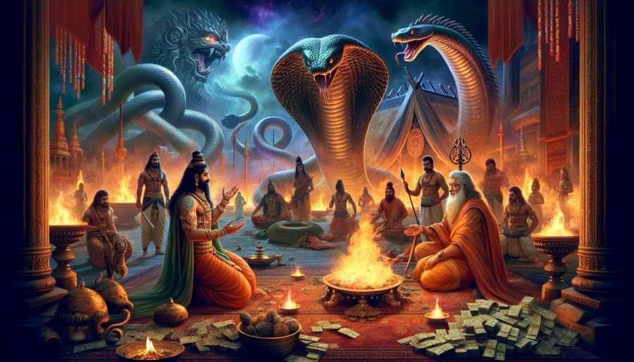 Mahabharata Section LVIII - Astika: The Brave Brahmana Who Saved the Snakes