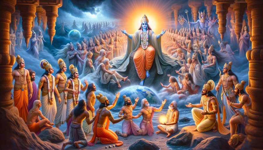 Mahabharata Section LXIV - The Birth of Asuras on Earth: Sacred Mythology of Hinduism