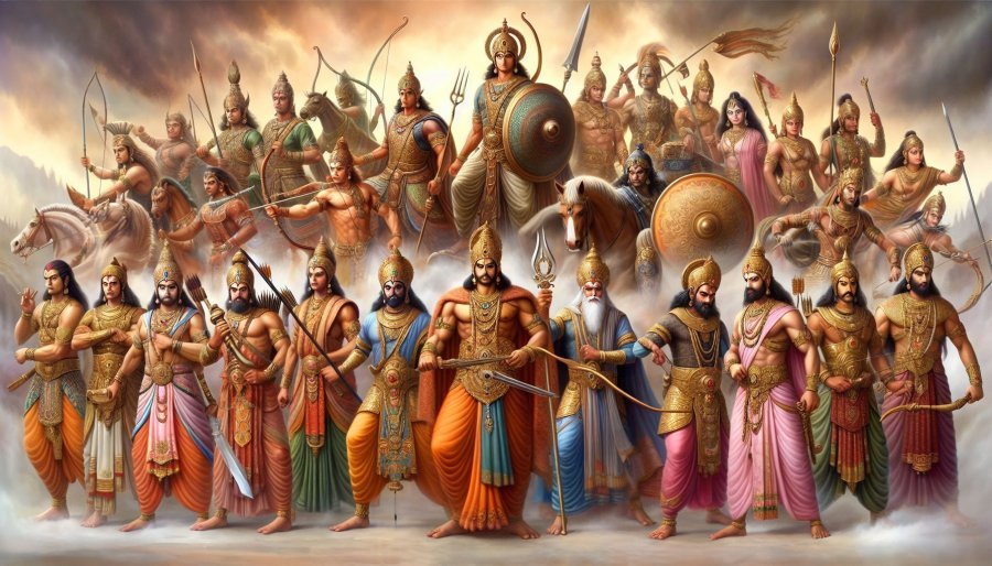 Mahabharata Section CXVII - Names of Dhritarashtra's Sons in Birth Order - Mahabharata Characters