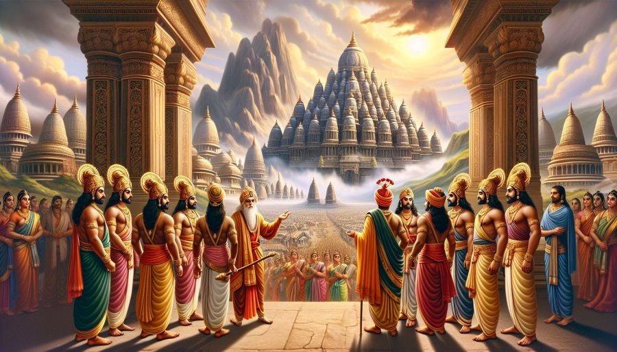 Mahabharata Section CLXXI - The Pandavas Receive a Prophecy from Sage Vyasa
