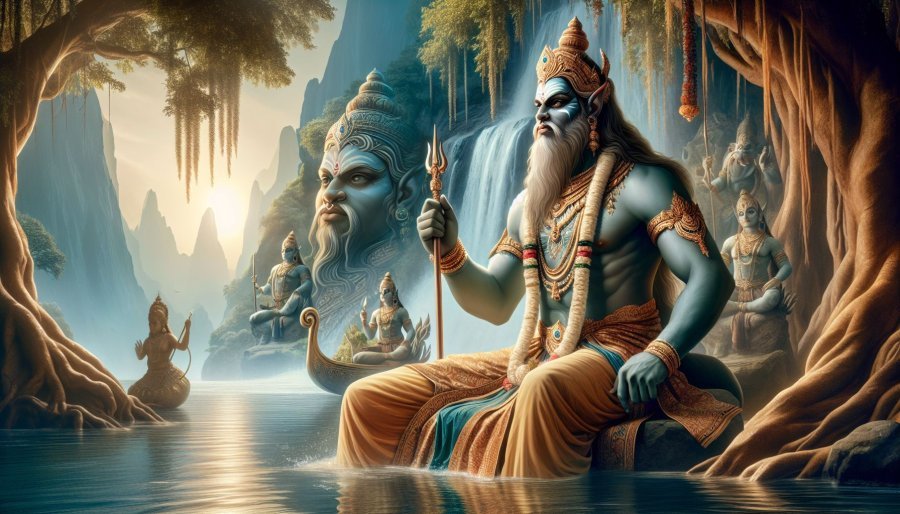 Mahabharata Section CLXXII - Pandavas Encounter Gandharva: Arjuna's Battle and Divine Knowledge