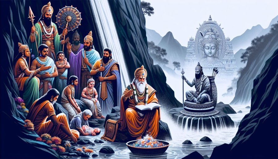 Mahabharata Section CLXXIX - Vasishtha's Return to Ayodhya: The Birth of Asmaka