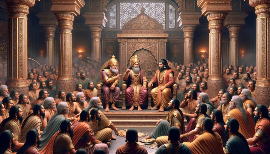 Mahabharata Section CCII - Draupadi's Self-choice: Pandavas, allies & foes react