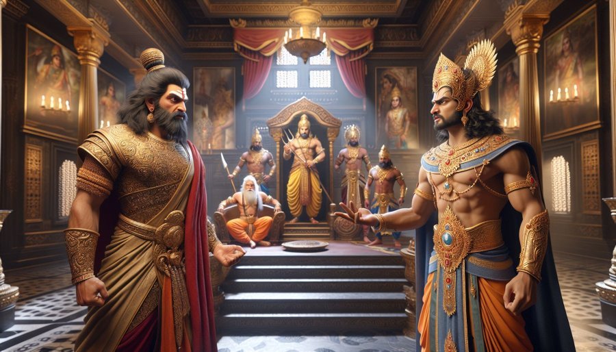 Mahabharata Section XXII - Krishna Challenges Jarasandha to Battle for Captive Monarchs