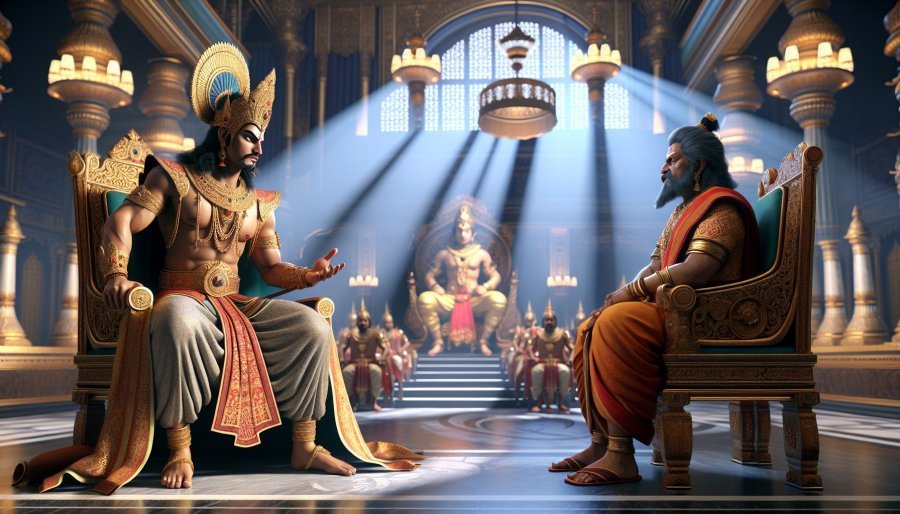 Mahabharata Section XLIII - Bhishma's defiance and the wrath of the kings