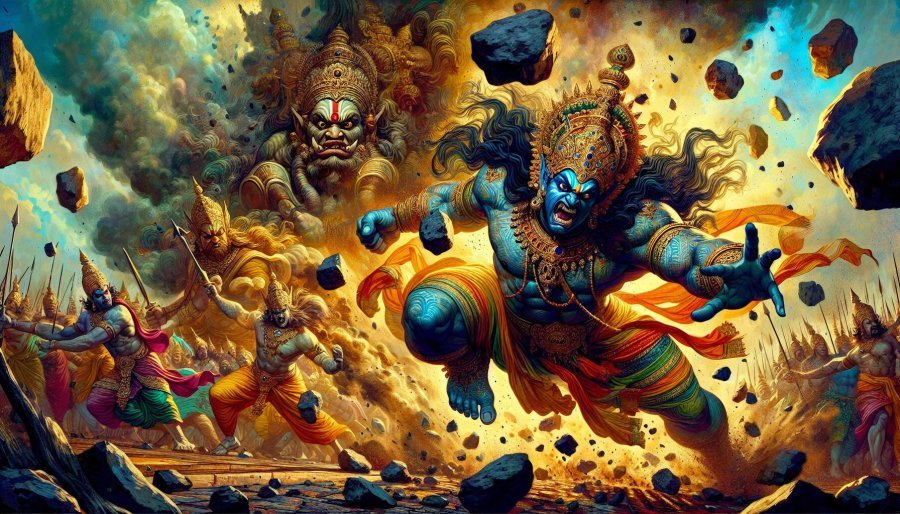 Mahabharata Section XXII - Krishna Destroys Saubha, Slays Salva - Epic Battle in Kamyaka
