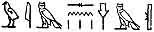 Hyroglyphics Osiris