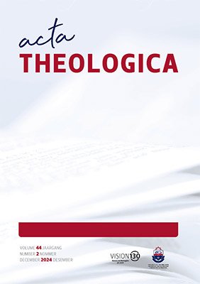 Acta Theologica - book cover