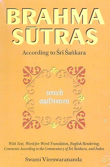 Brahma Sutras (Shankara Bhashya) - book cover