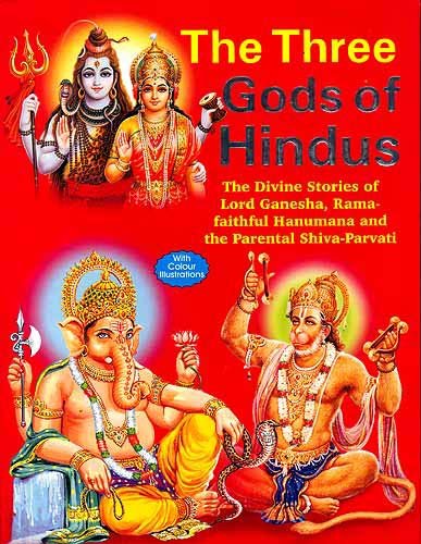The Three Gods of Hindus - book cover