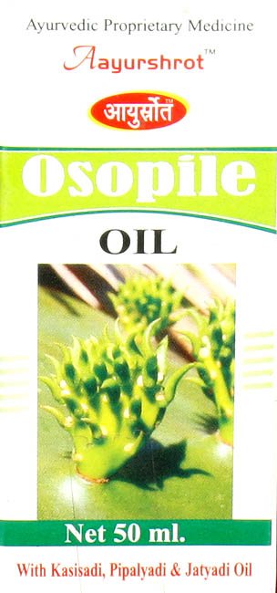Aayurshrot Osopile Oil (With Kasisadi, Pipalyadi & Jatyadi Oil) - book cover