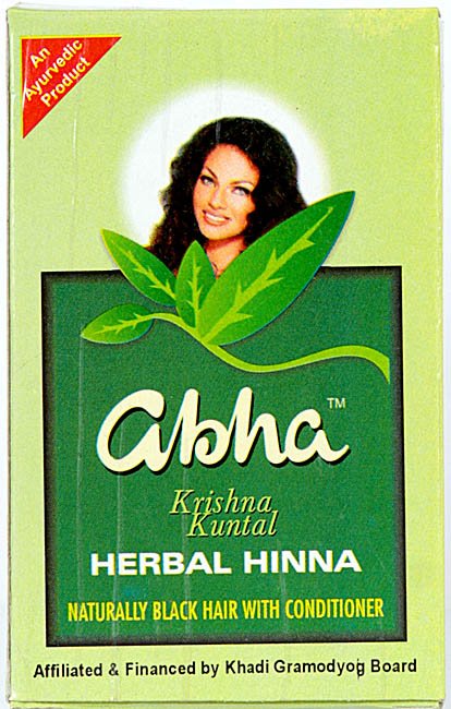 Abha Krishna Kuntal Herbal Henna (Naturally Black Hair with Conditioner) - book cover
