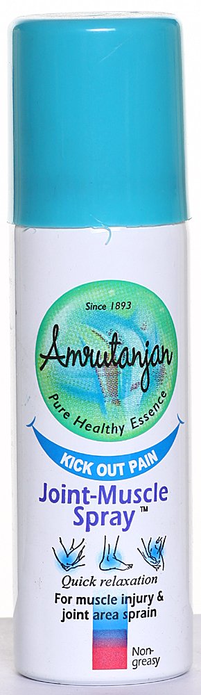 Amrutanjan Pure Health Essence Kick Out Pain Join Muscle Spray - book cover