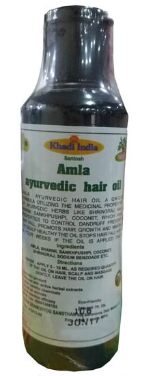 Ayurvedic Medicine Khadi Amla Hair Oil Ayurvedic - book cover
