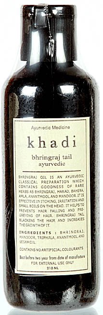 Ayurvedic Medicine Khadi Bringraj Tail Ayurvedic - book cover