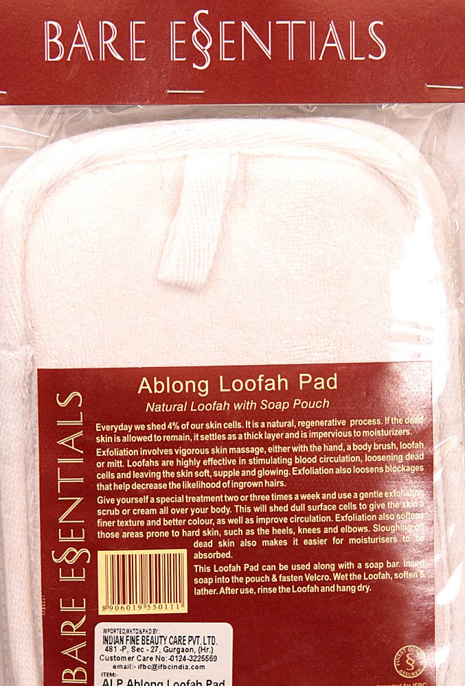 Bare Essentials Ablong Loofah Pad - book cover