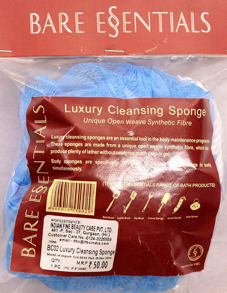 Bare Essentials Luxury Cleansing Sponge (Unique Open Weave Synthetic Fibre) - book cover