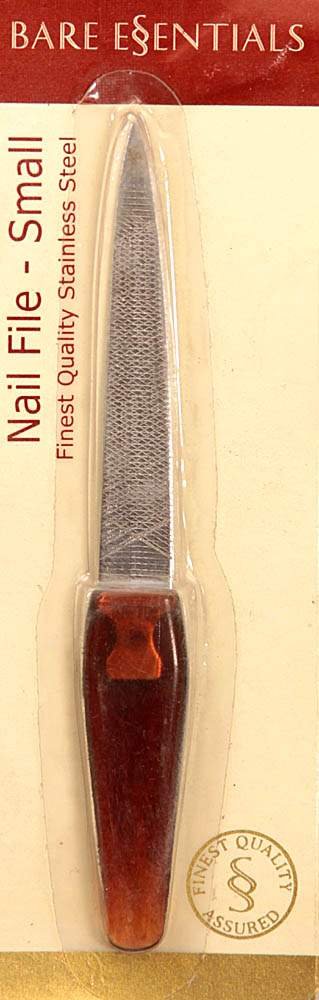 Bare Essentials Nail File - Small (Finest Quality Stainless Steel) - book cover