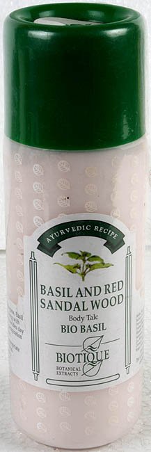 Basil and Red Sandal Wood Body Talc Bio Basil - book cover