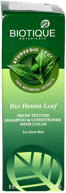 Bio Henna Leaf Fresh Texture Shampoo & Conditioners with Color for Dark Hair - book cover