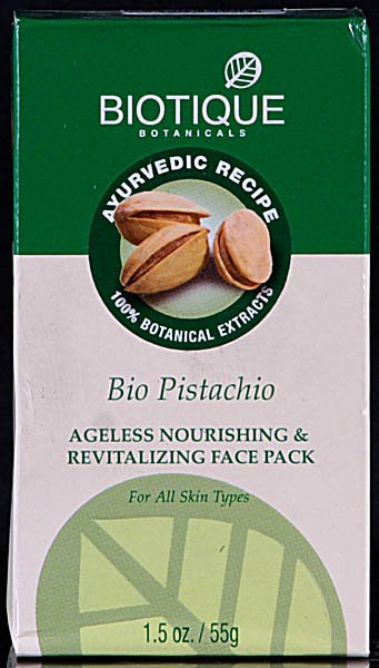 Bio Pistachio Ageless Nourishing & Revitalizing Face Pack For All Skin Types (100% Botanical Extracts) - book cover