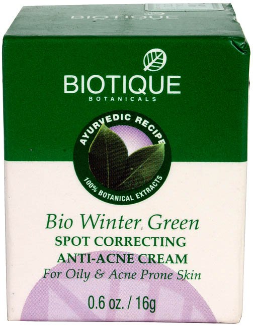 Bio Winter Green Spot Correcting Anti-Acne Cream (For Oily & Acne Prone Skin) - book cover