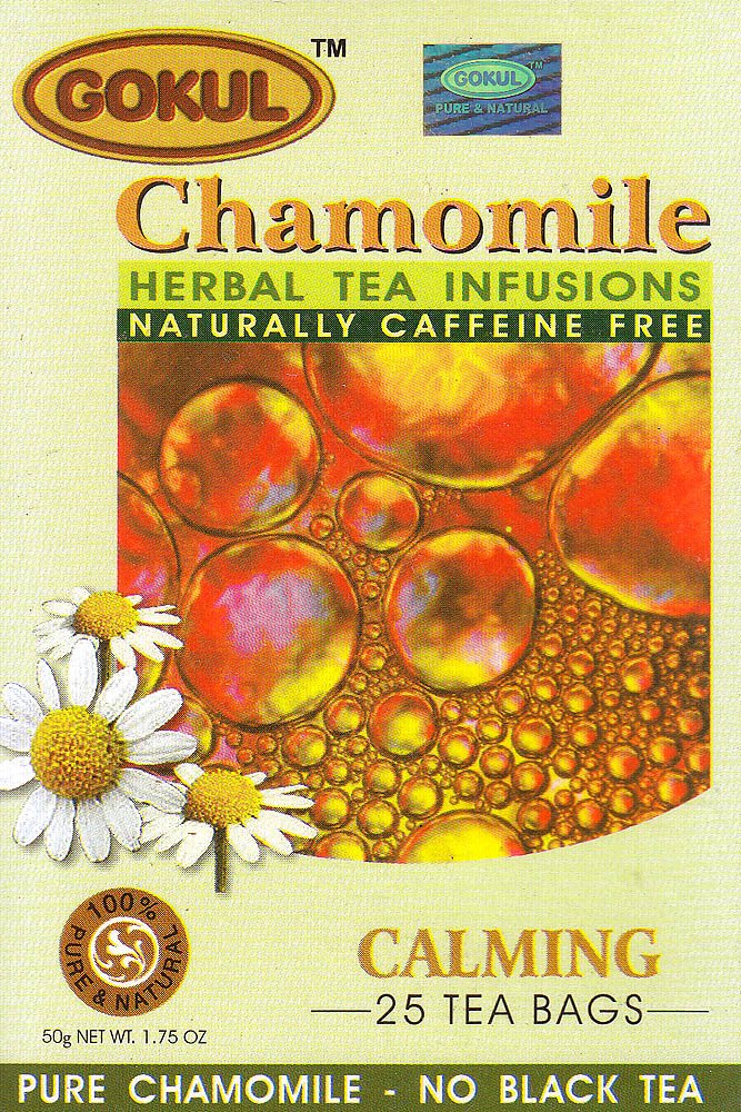 Chamomile Herbal Tea Infusions Naturally Caffeine Free: Calming 25 Tea Bags - book cover