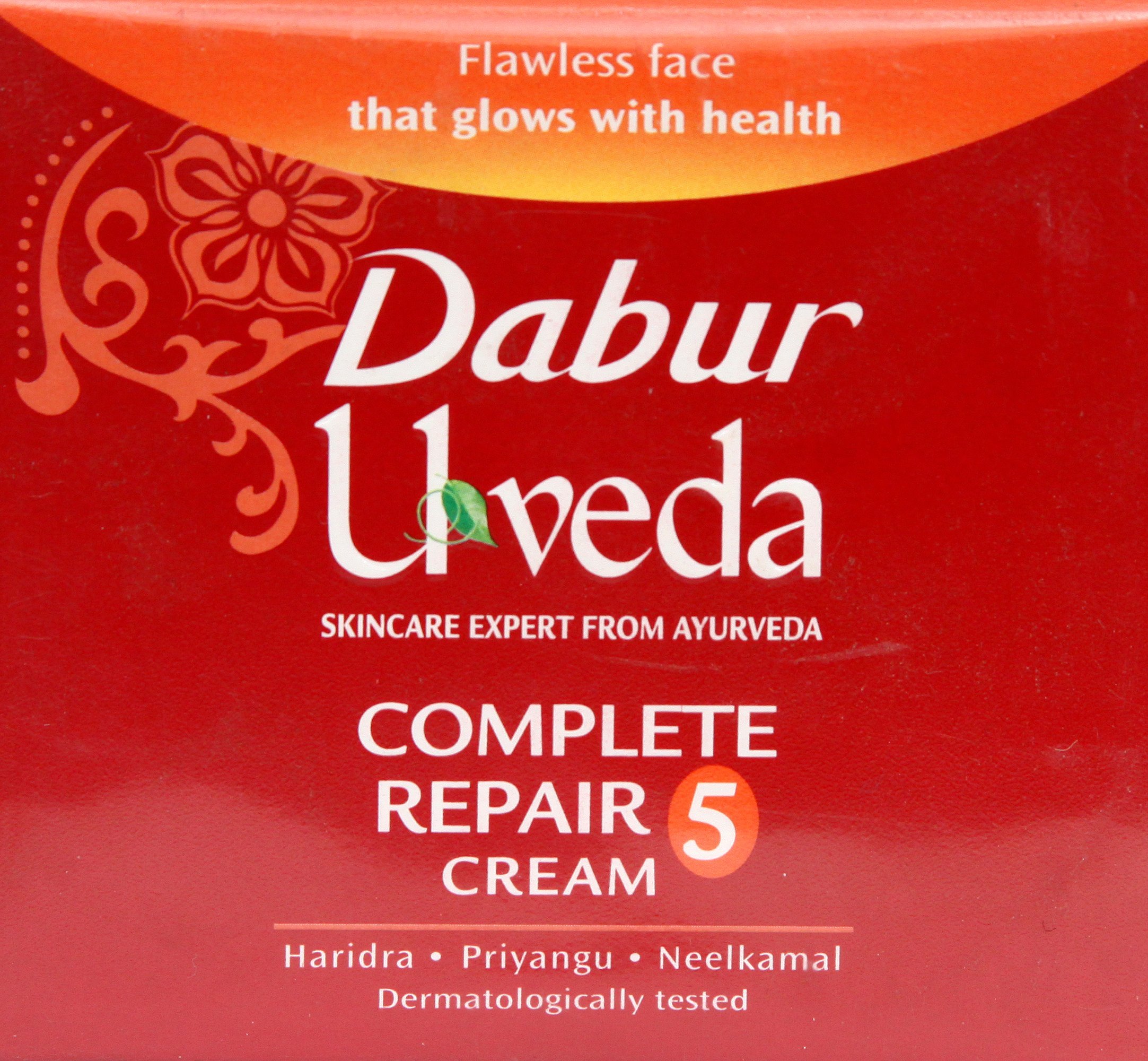 Dabur Uveda Complete Repair 5 Cream - book cover